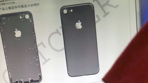 Hình ảnh được cho là mẫu iPhone 7 tiếp theo của Apple. 