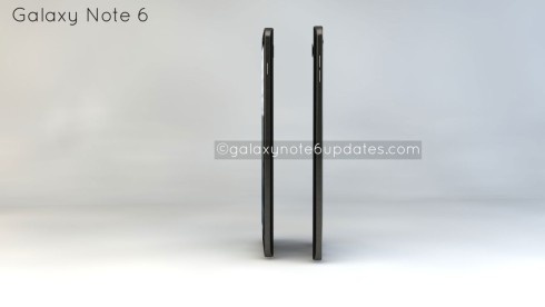 Ý tưởng của Rameh cho thấy Galaxy Note 6 là mọt phablet của công nghệ hiện đại. Ảnh: galaxynote6updates.com