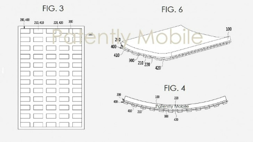 Samsung đã được cấp bằng sáng chế màn hình uốn cong.