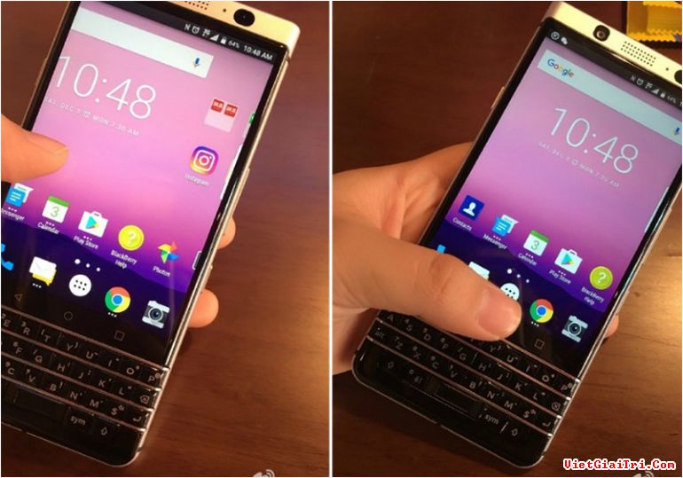 Hình ảnh được xem là của mẫu BlackBerry dùng bàn phím QWERTY thế hệ mới. Ảnh: Weibo.