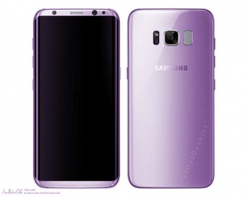 Nhiều khả năng, Galaxy S8 năm nay sẽ có tùy chọn màu tím Amethyst.