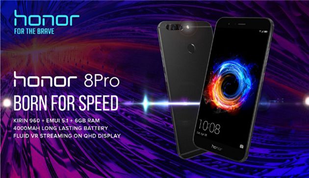Honor 8 Pro "mạnh mẽ" với cấu hình cao cấp.