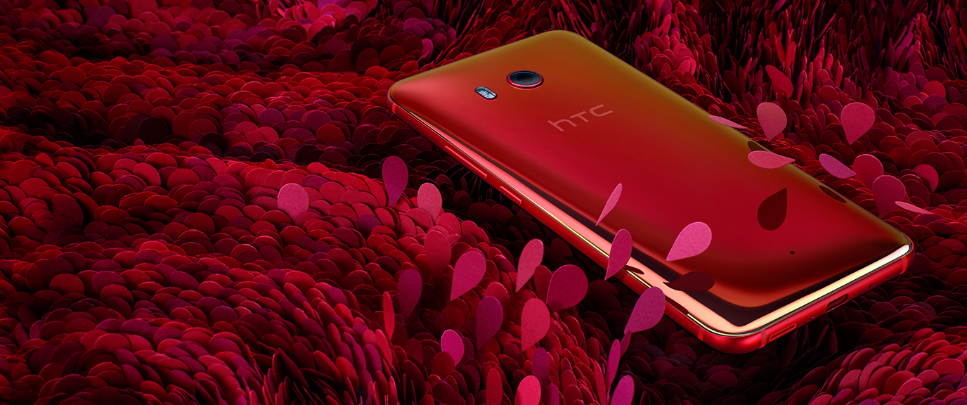 Hình ảnh sản phẩm HTC U11 phiên bản màu đỏ (Solar Red).