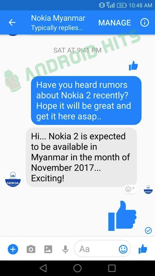Ảnh chụp tiết lộ về thời điểm ra mắt của Nokia 2.