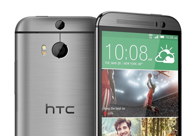 HTC One M8 là sản phẩm đầu tiên sử dụng camera kép với cảm biến độ sâu. Ảnh: Phonearena.